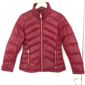 Women’s Calvin Klein Red Puffy Jacket